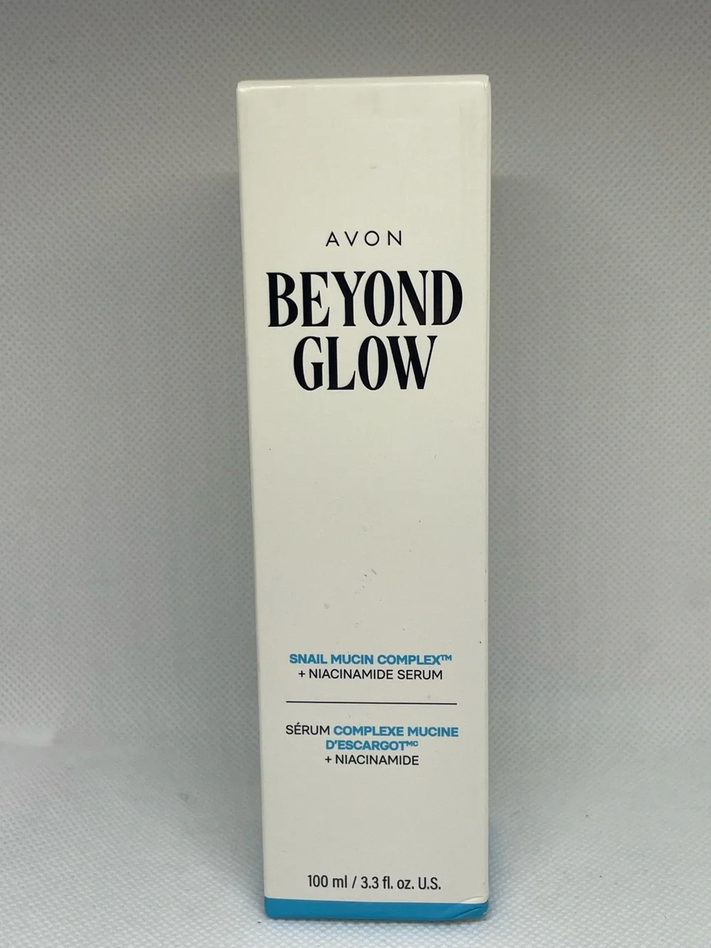 Avon Beyond Glow Snail Mucin Complex + Niacinamiide Serum NIB 100ml / 3.3 fl Oz